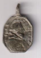 Nuestra Señora de Gracia de Granada. Medalla (AE 22 mms.) R/ San Juan de mata. Siglo XVII