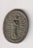 San Sebastián. Medalla (AE 20 mms.) R/ Virgen. Siglo XVII-XVIII. RARA