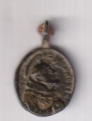 San Francisco Medalla (AE 17 mms.) San Antonio de Padua. Siglo XVII