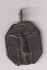 San Agustín. Medalla (AE 23 mms.) R/Crucicado. Siglo SVII-XVIII