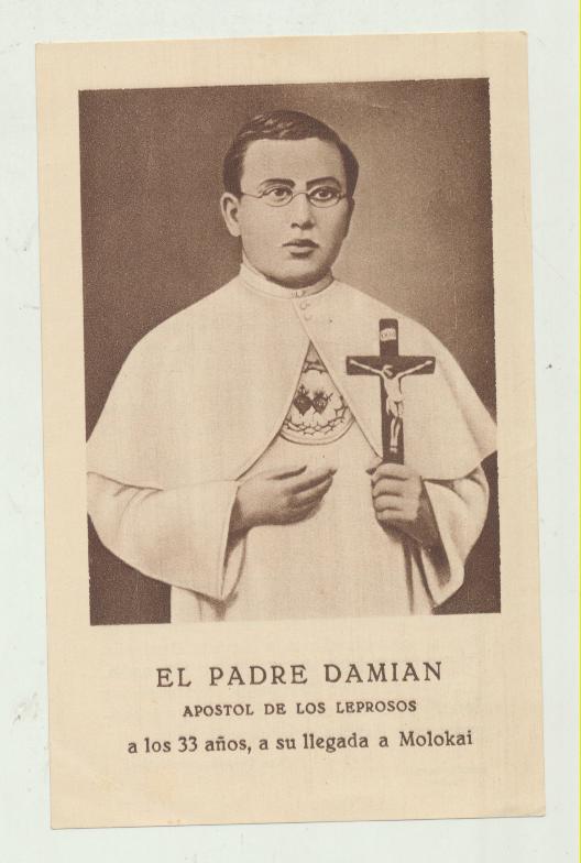 Estampa (12x7,5) El Padre Damián