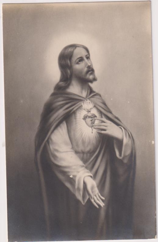 Foto-Postal. Sagrado Corazón. Circa 1915