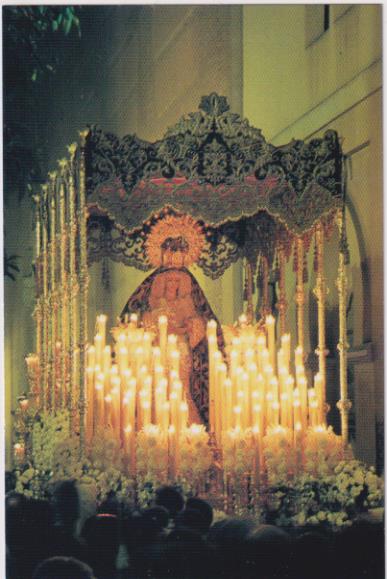 Foto-Estampa (10x7) Virgen de la Candelaria, parroquia de San Nicolás, Sevilla