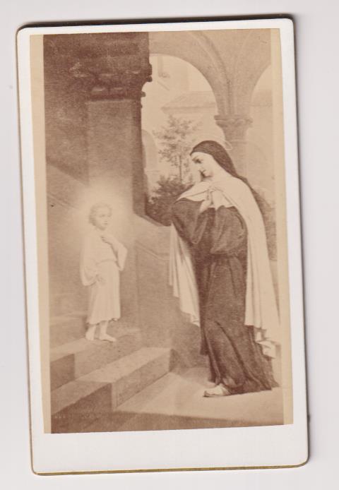 Fotografía (10x6 Cms.) Albúmina sobre cartón. Principios Siglo XX