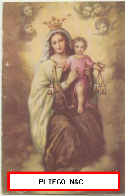 Virgen del Carmen. Postal Española