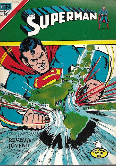 Superman. ER / Novaro 1952. Nº 1036 (6 noviembre 1975)