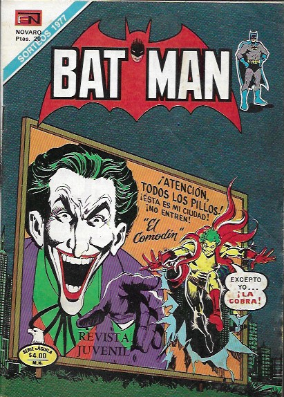 Batman. ER / Novaro 1954. Nº 914 (16 Marzo 1978)