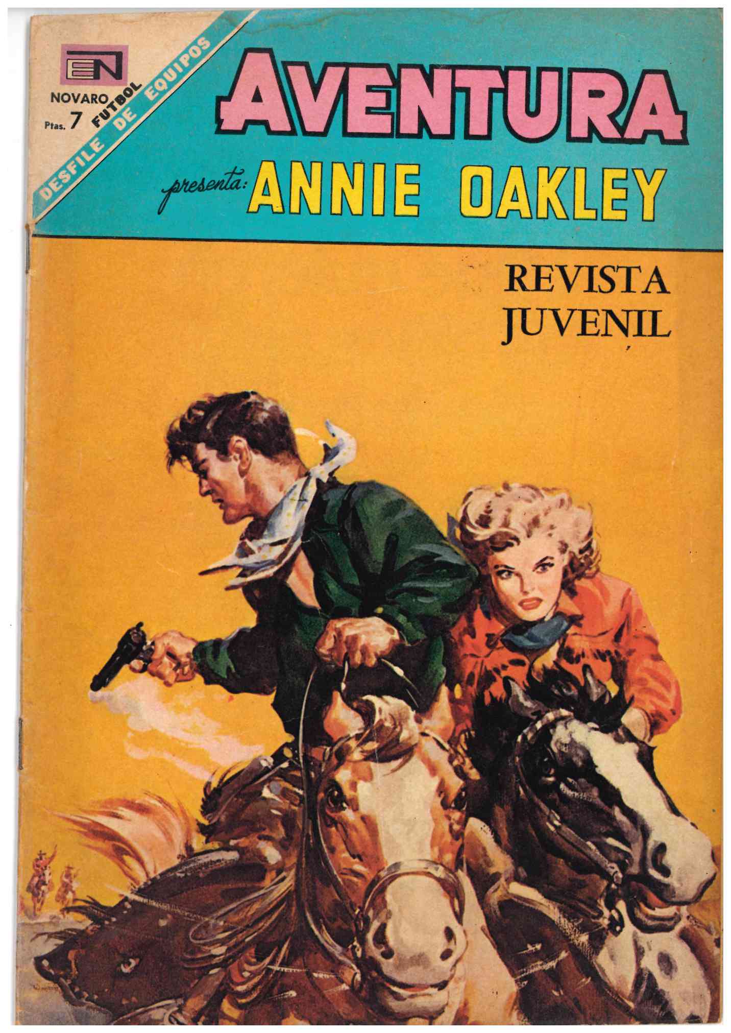 Aventura. Novaro 1968. Nº 537. Annie Oakley