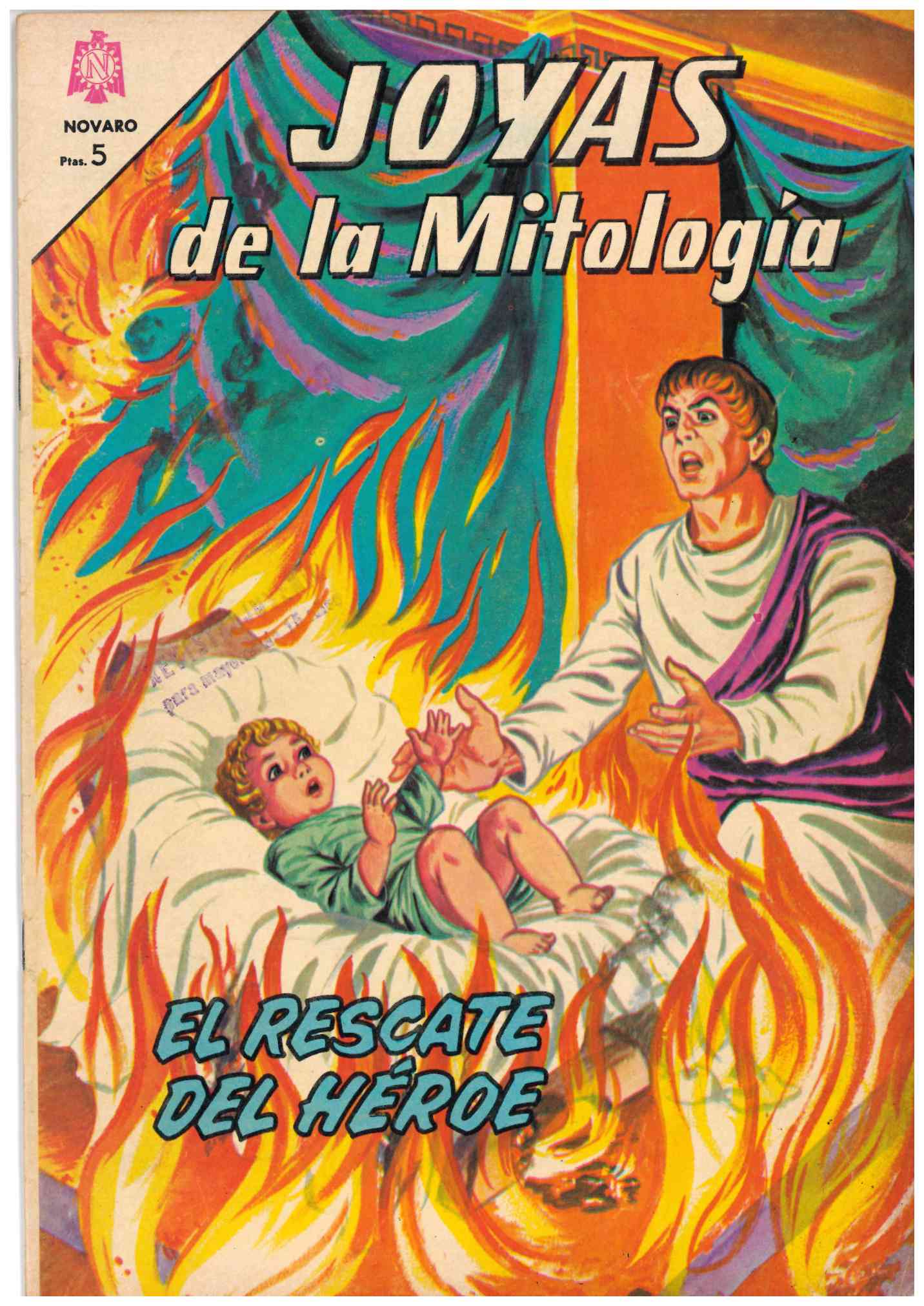 Joyas de la Mitología. Novaro 1964. Nº 19. El rescate del héroe