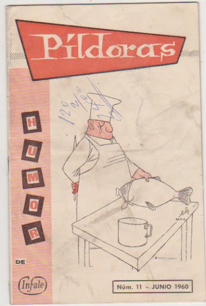 Píldoras nº 11. Laboratorios Infale. 1960