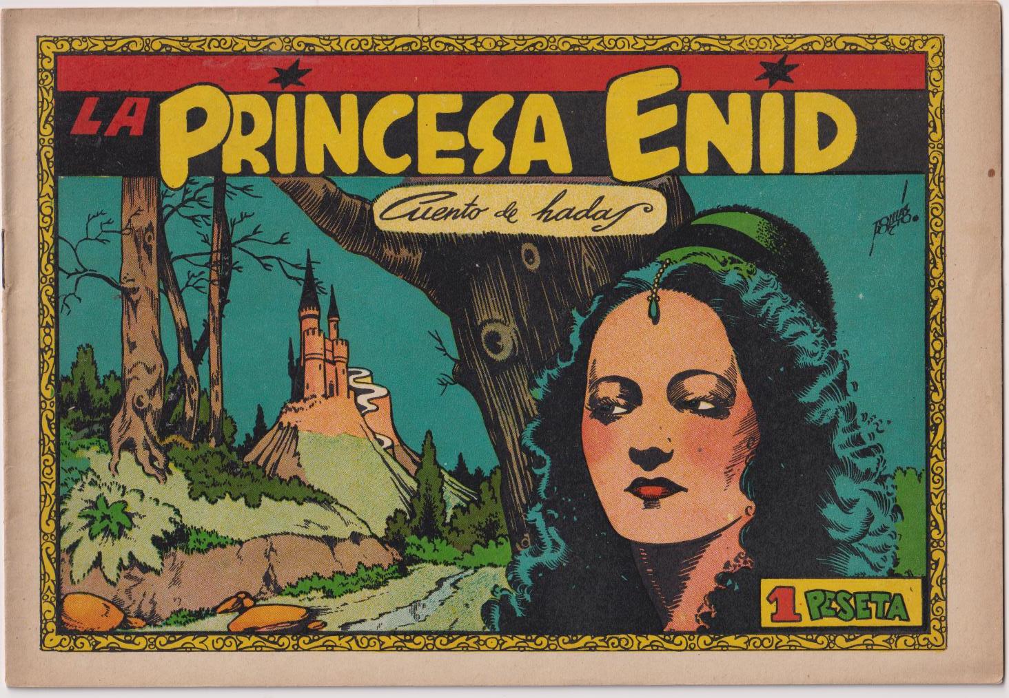 La Princesa Enid. Cuadernos Selectos Cisne nº 77. Cliper 1942. DIFÍCIL ASÍ