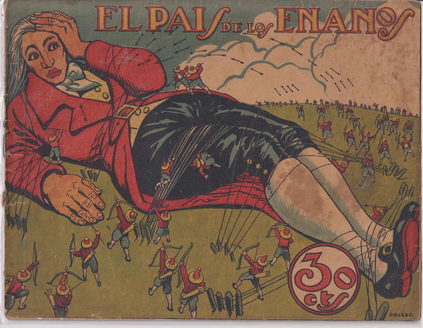 Gráficas TBO nº 3. El País de los Enanos. Buigas 1919. (21x28) Portada de Opisso