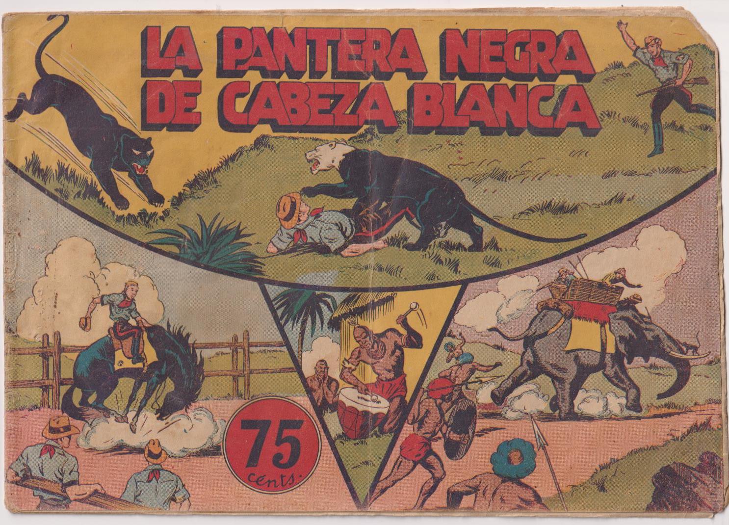 Jorge y Fernando. La pantera negra con cabeza. Hispano Americana 1940