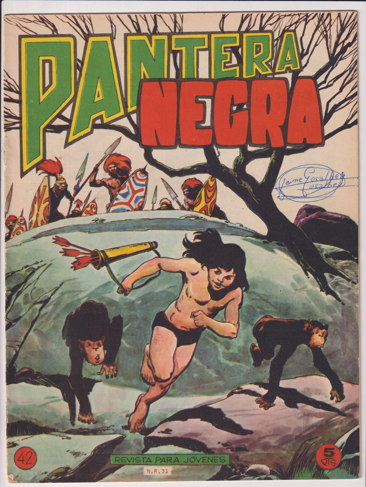 Pantera Negra Revista nº 42. Maga 1964