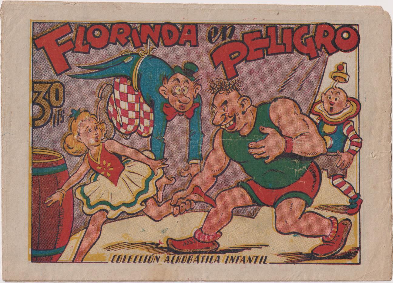 Pirulo y Tontolete. Florinda en peligro. Acrobática Infantil. marco 1942