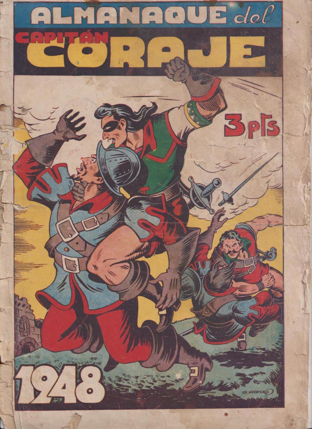 El Capitán Coraje. Almanaque para 1948. Ediciones Toray