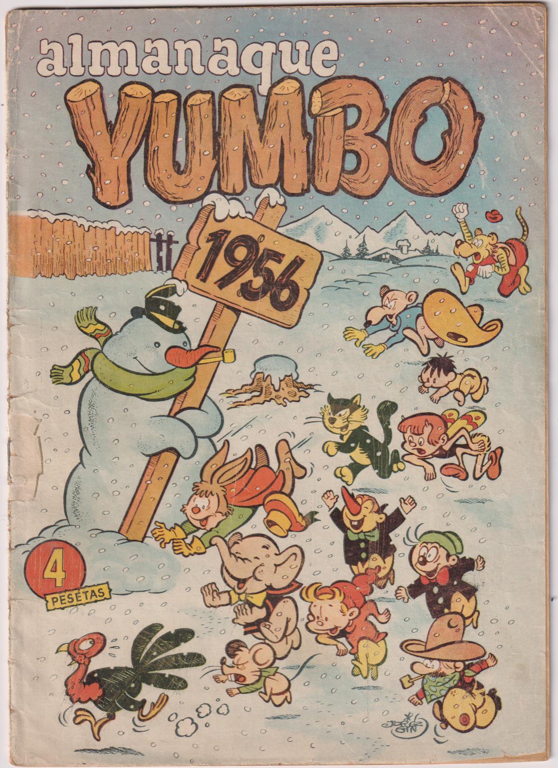 Yumbo. Almanaque para 1956. Cliper