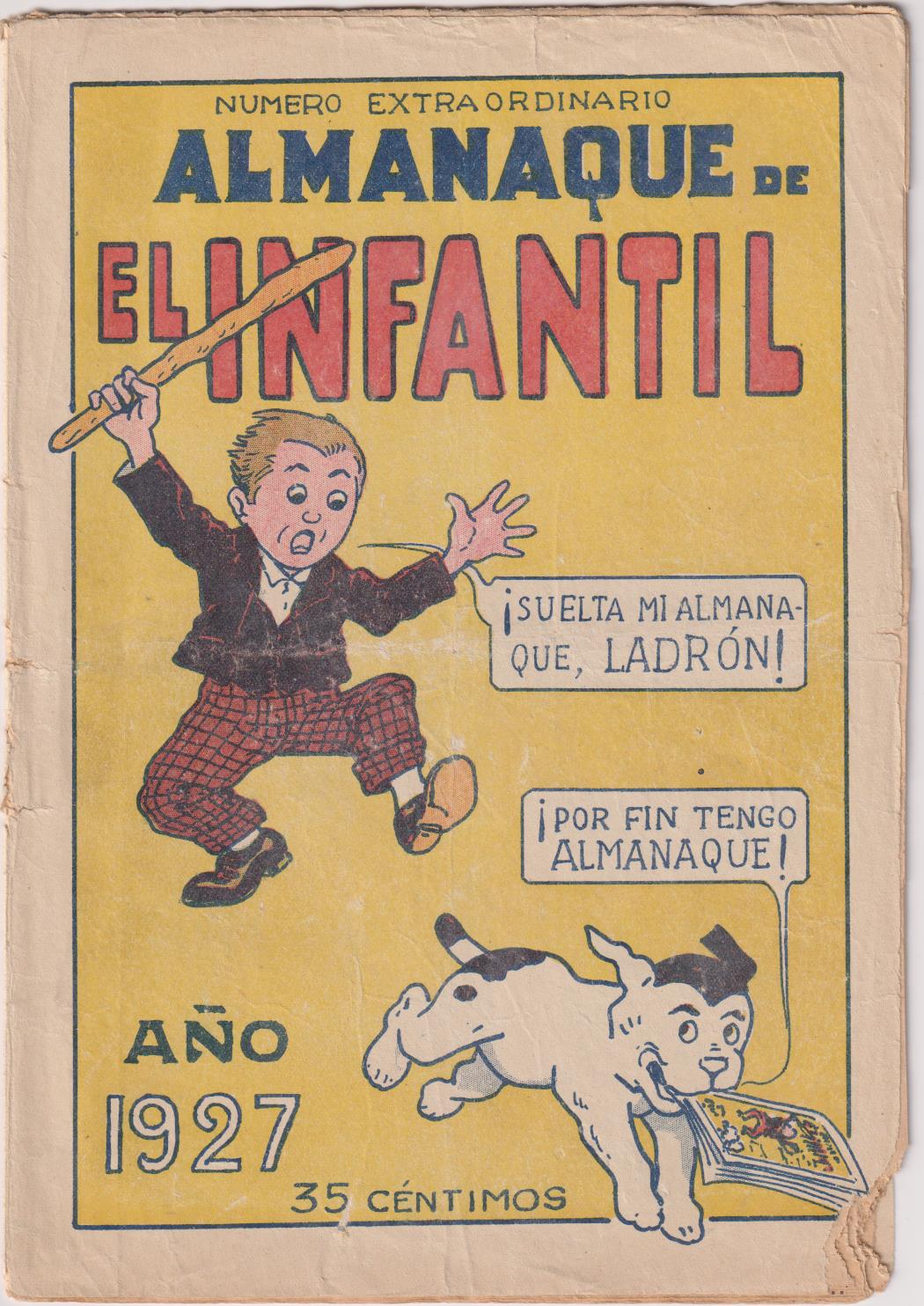 Almanaque de El Infantil Año 1927. (25X17,5) 32 páginas. MUY RARO
