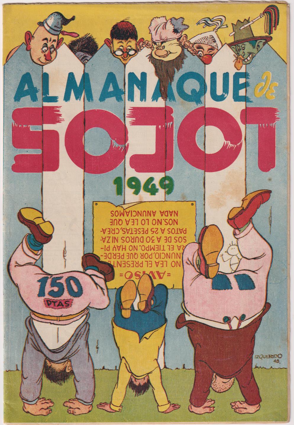 Almanaque de Locos 1949. Valenciana