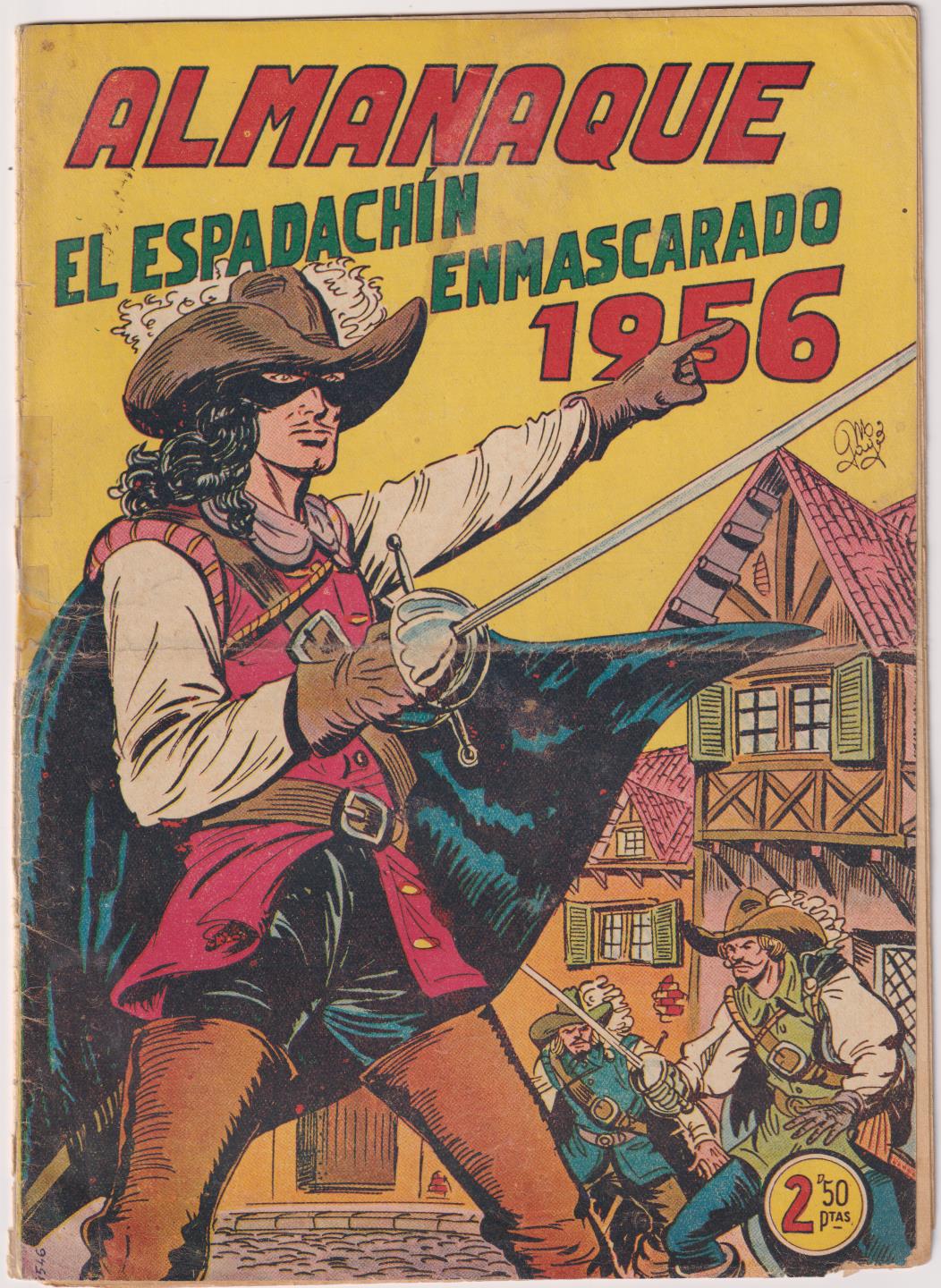 Almanaque Espadachín Enmascarado 1956. Valenciana