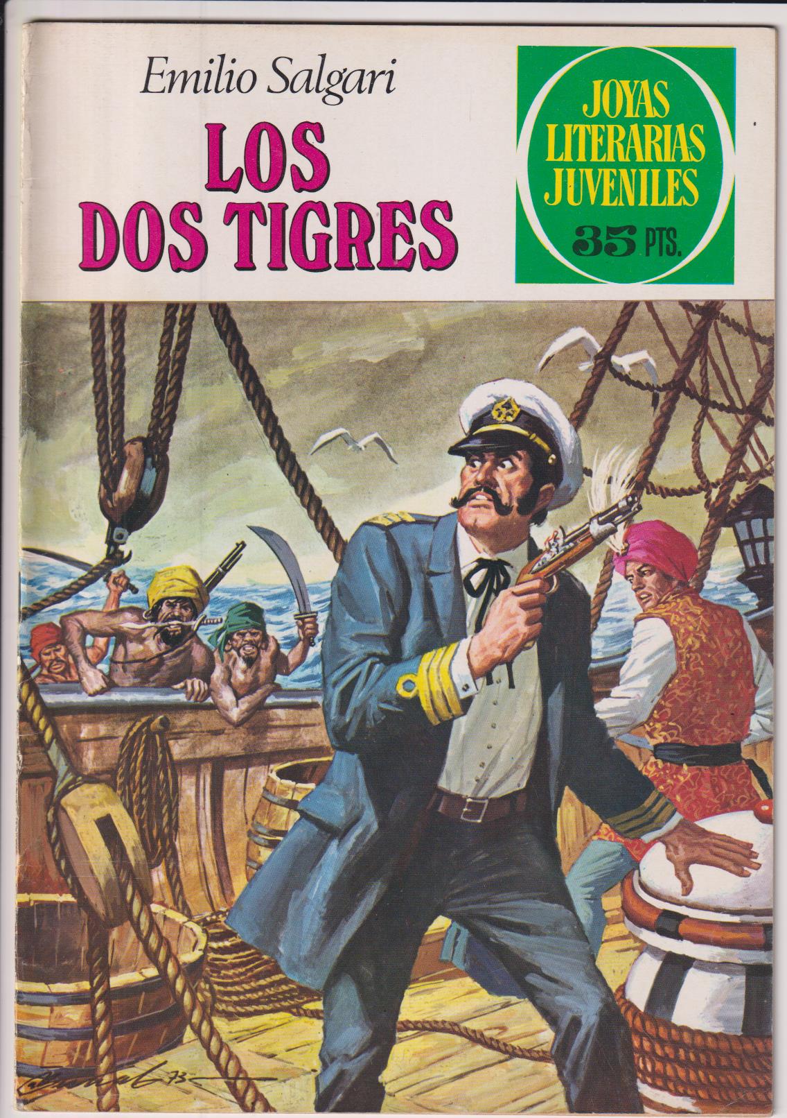 Joyas Literarias nº 81. los dos tigres. 3ª Edición Bruguera 1979