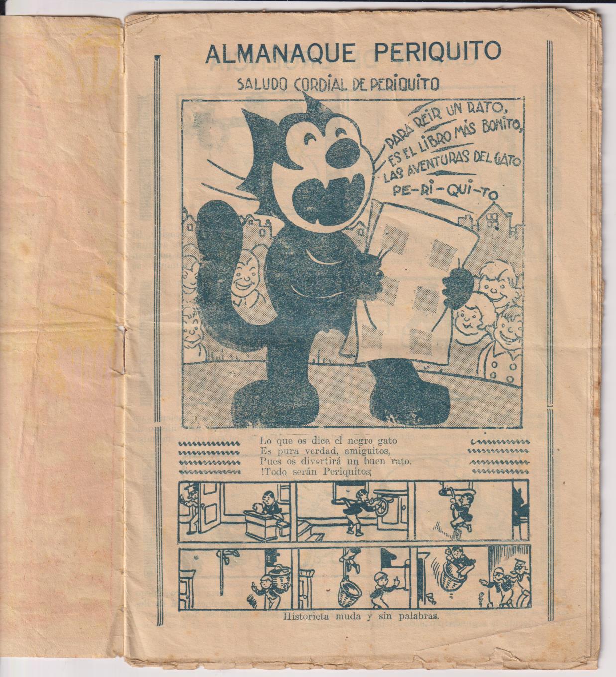 Almanaque Periquito para 1933. Editorial Marco (22x16) 36 páginas. MUY RARO