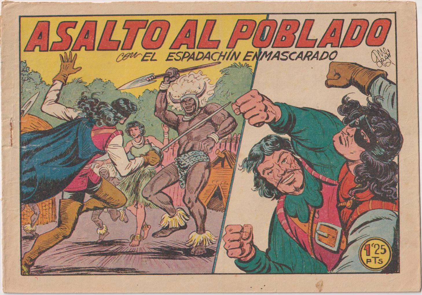 El Espadachín Enmascarado nº 114. Valenciana 1952