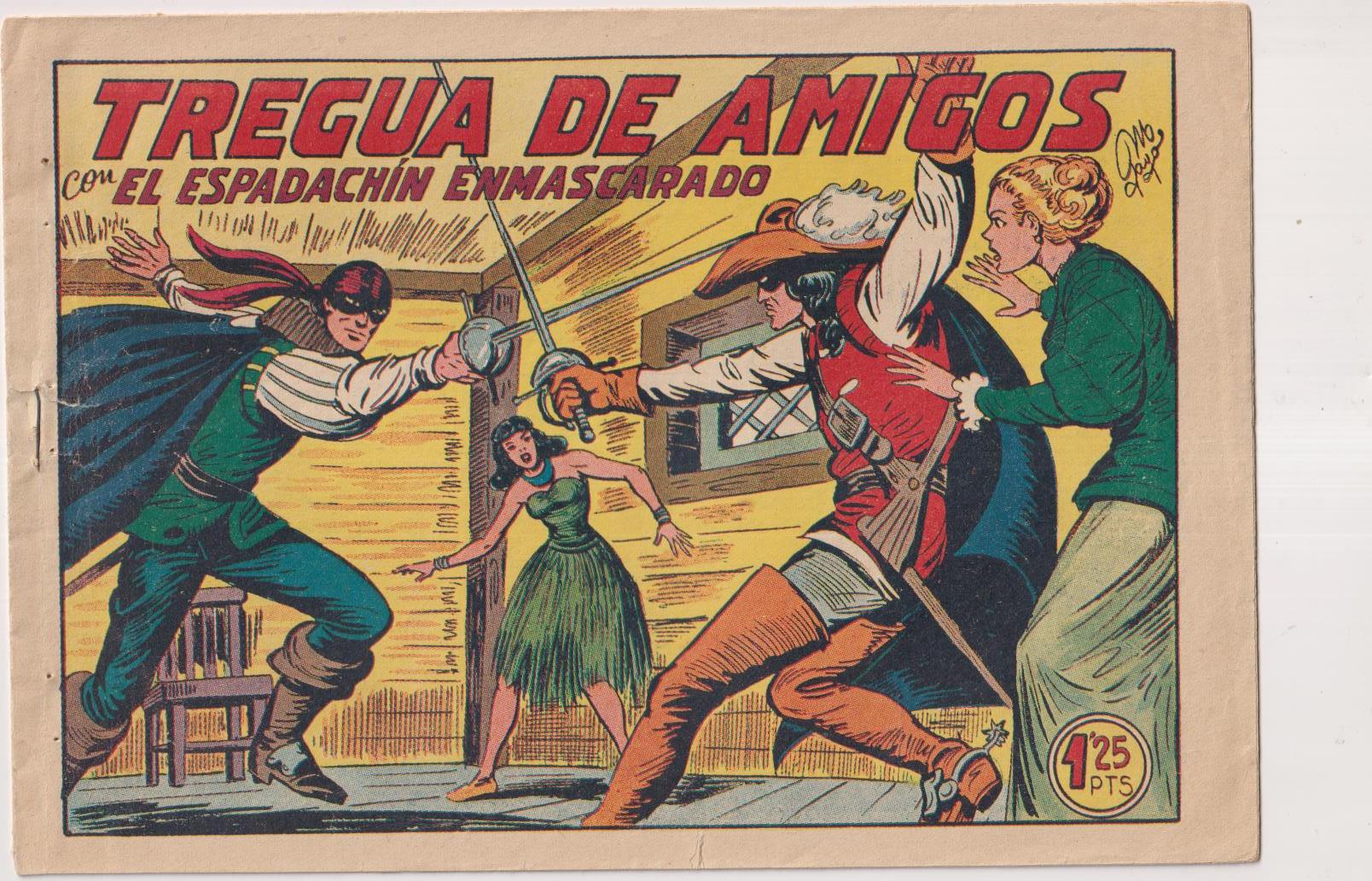 El Espadachín Enmascarado nº 103. Valenciana 1952