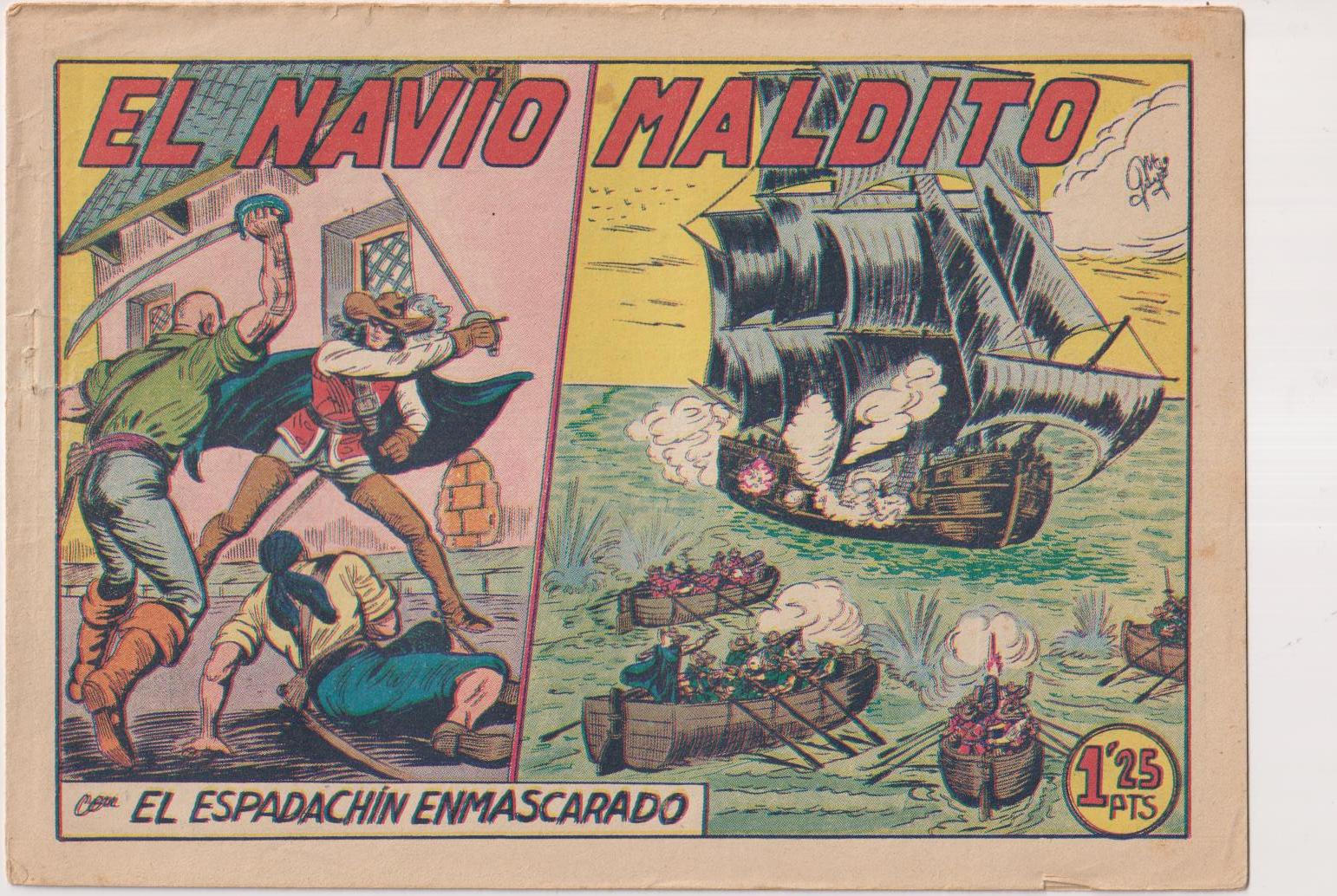El Espadachín Enmascarado nº 105. Valenciana 1952