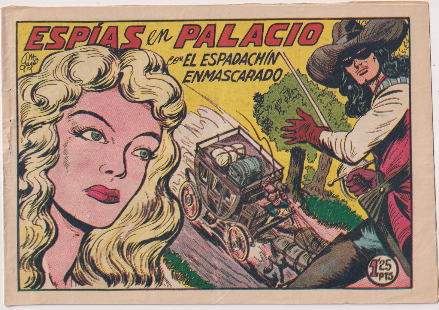 El Espadachín Enmascarado nº 136. Valenciana 1952