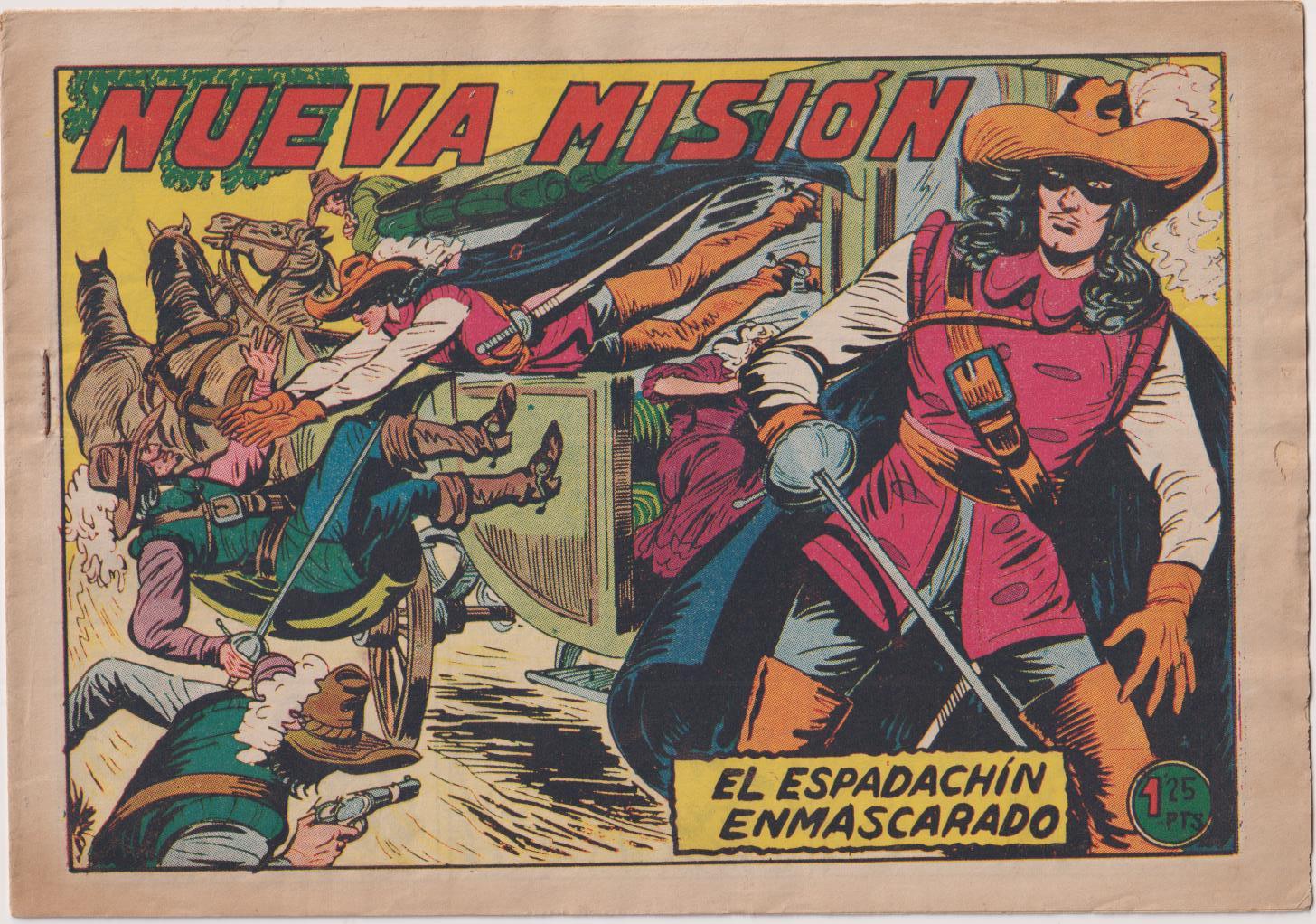 El Espadachín Enmascarado nº 137. Valenciana 1952