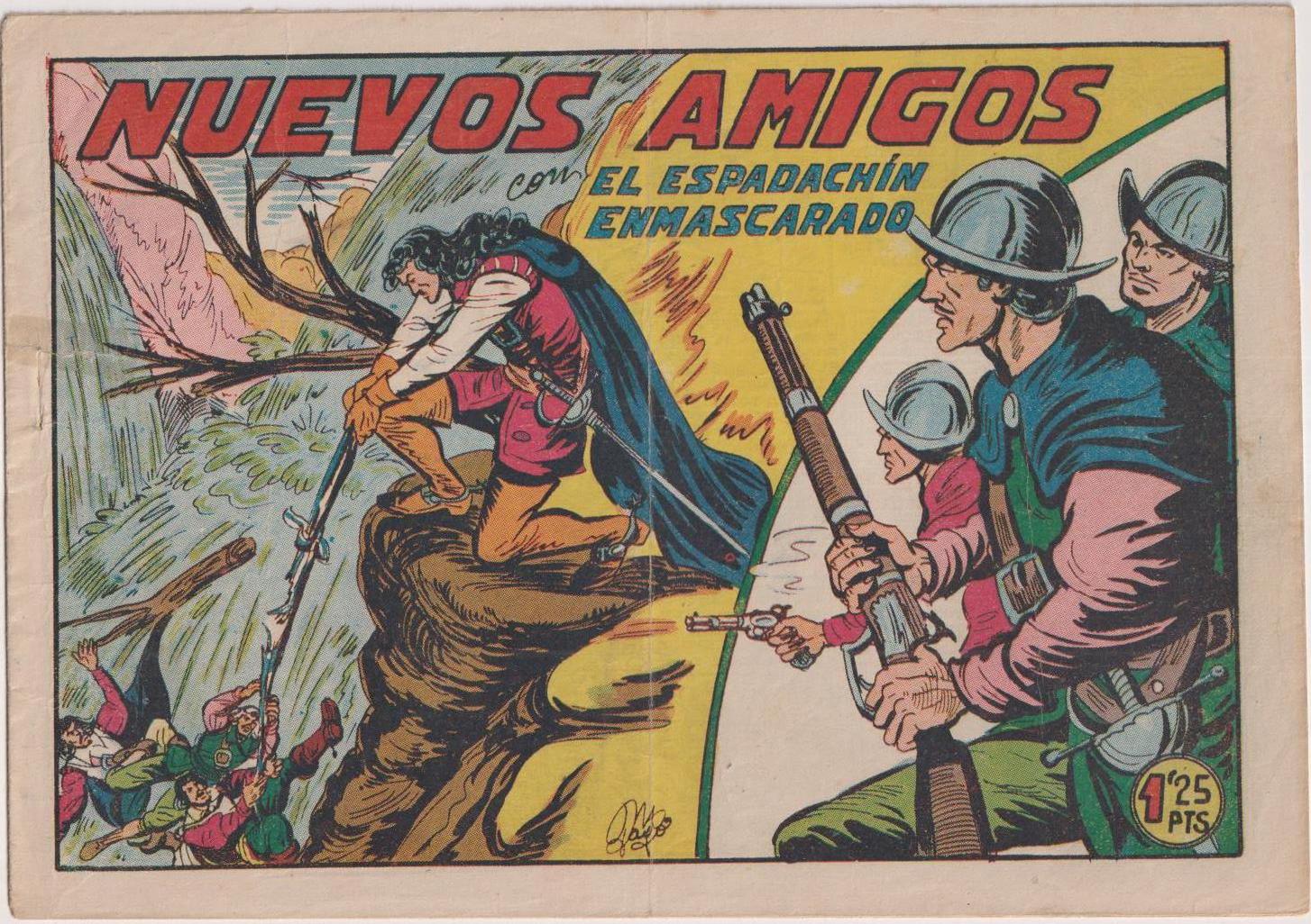 El Espadachín Enmascarado nº 143. Valenciana 1952. ESCASO