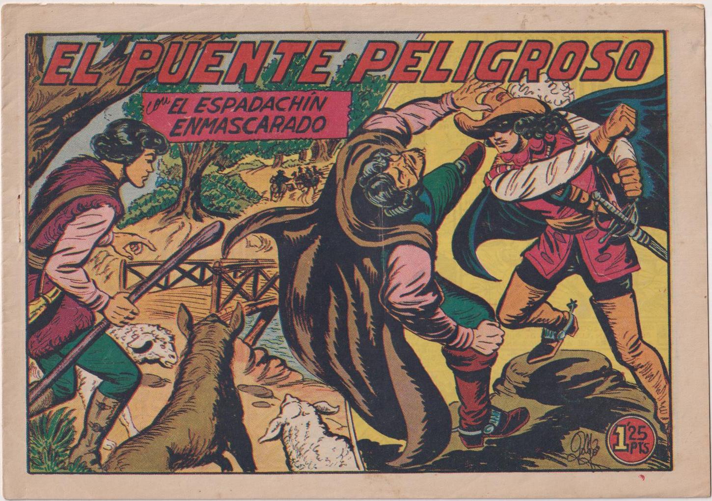 El Espadachín Enmascarado nº 144. Valenciana 1952. ESCASO