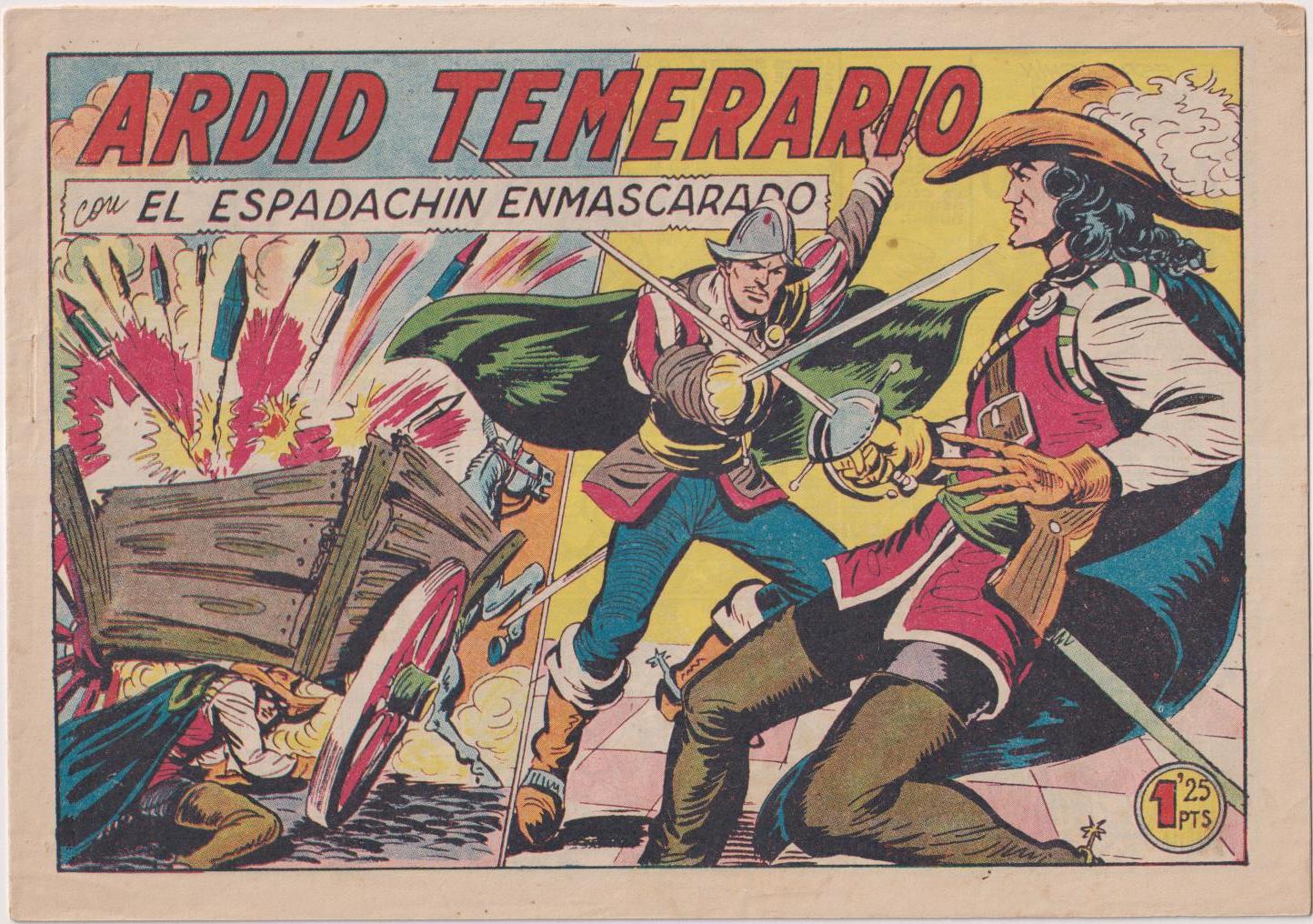 El Espadachín Enmascarado nº 145. Valenciana 1952