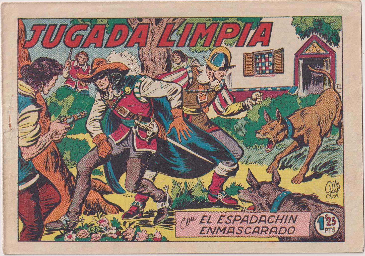 El Espadachín Enmascarado nº 147. Valenciana 1952. ESCASO