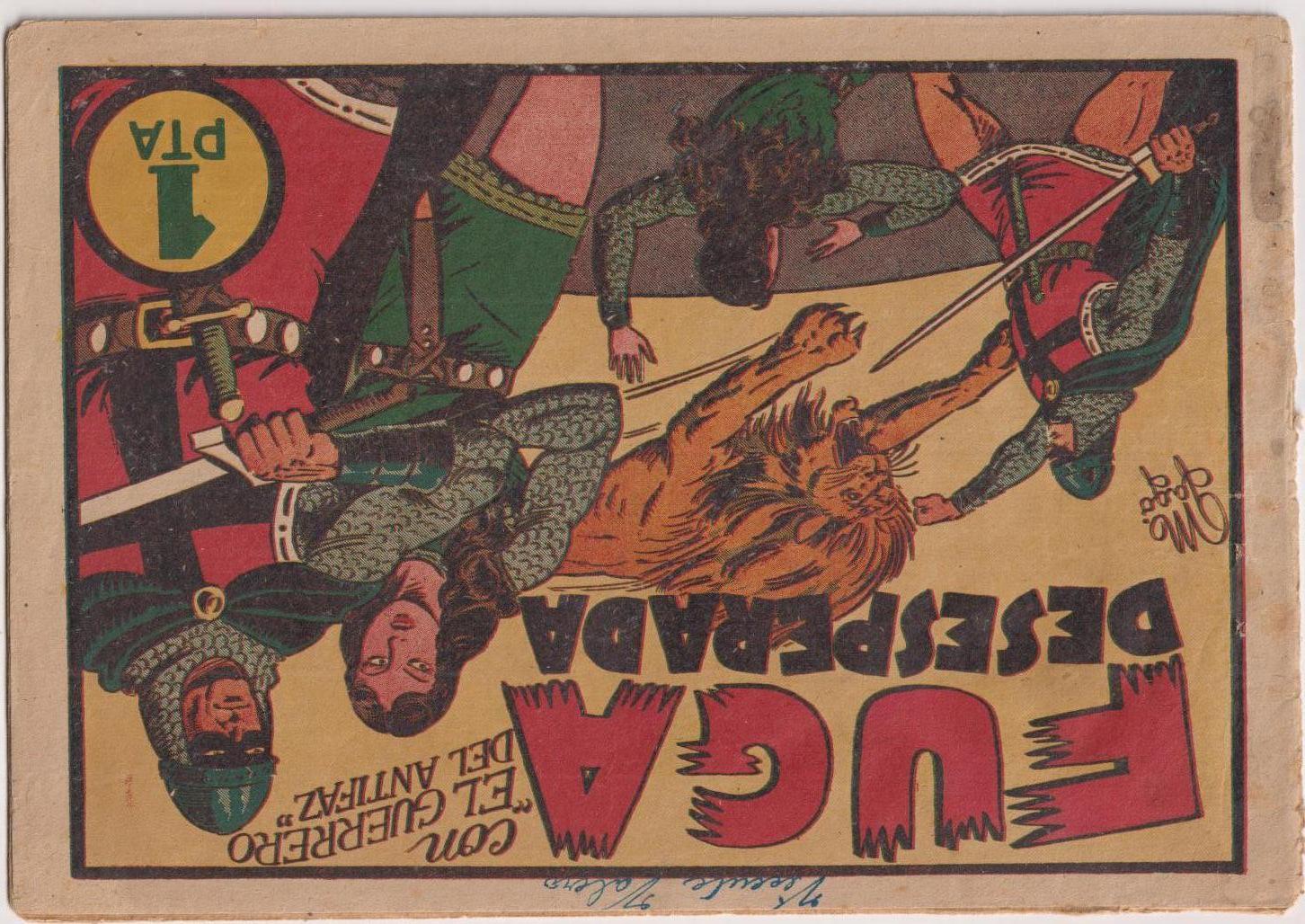 El Guerrero del antifaz nº 16. Valenciana 1943