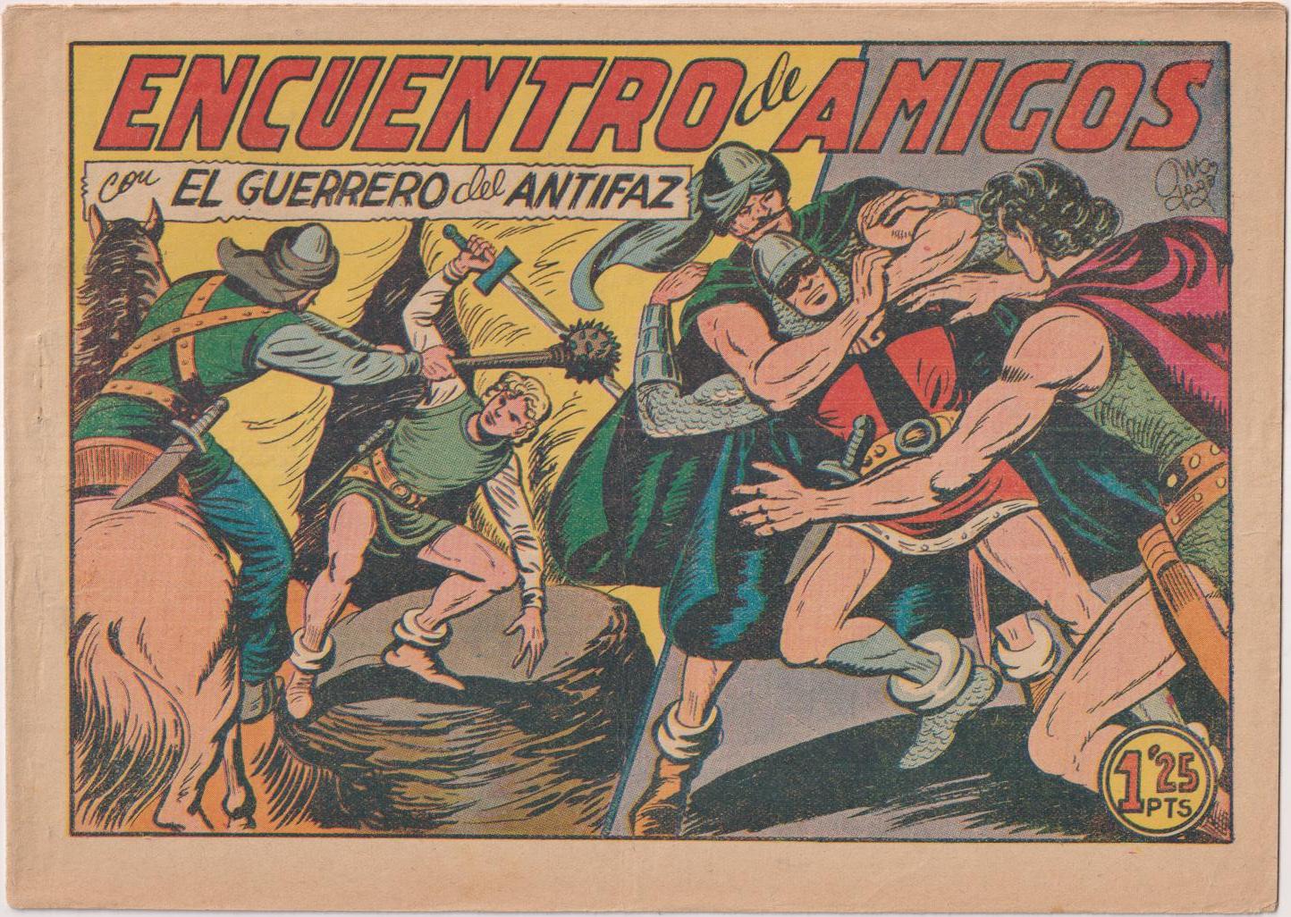 El Guerrero del Antifaz nº 205. Valenciana 1943