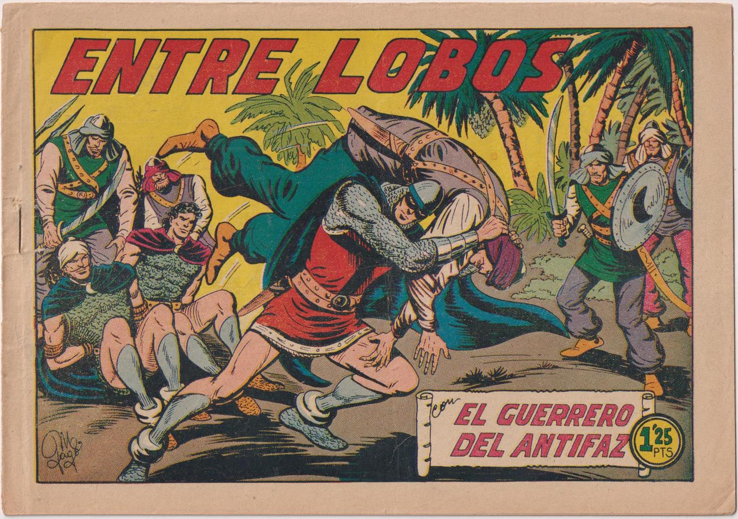 El Guerrero del Antifaz nº 208. Valenciana 1943