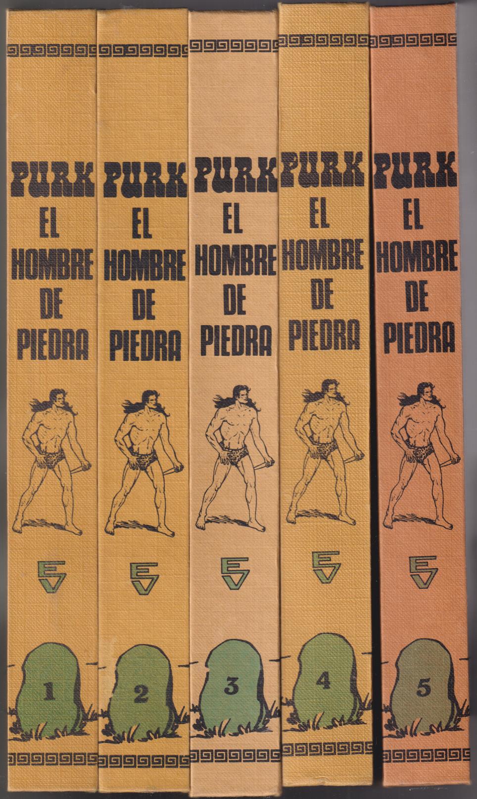 Purk El Hombre de Piedra. Completa, 114 ejemplares en 5 Tomos y 14 sueltos