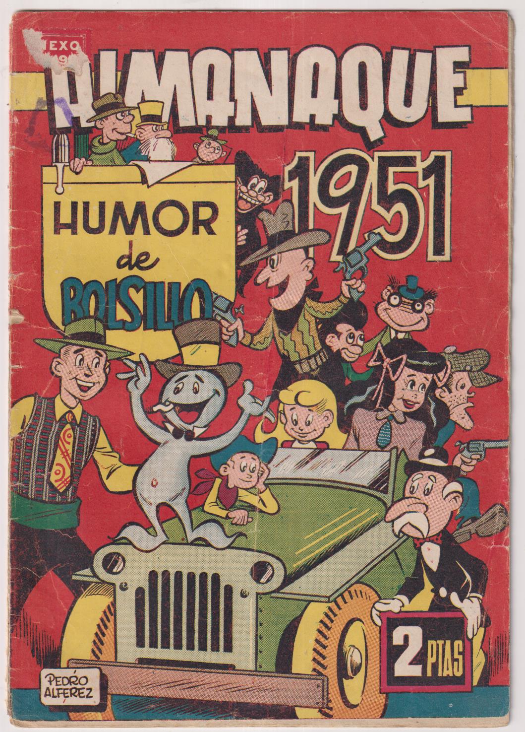 Almanaque Humor de Bolsillo 1951. Hispano Americana