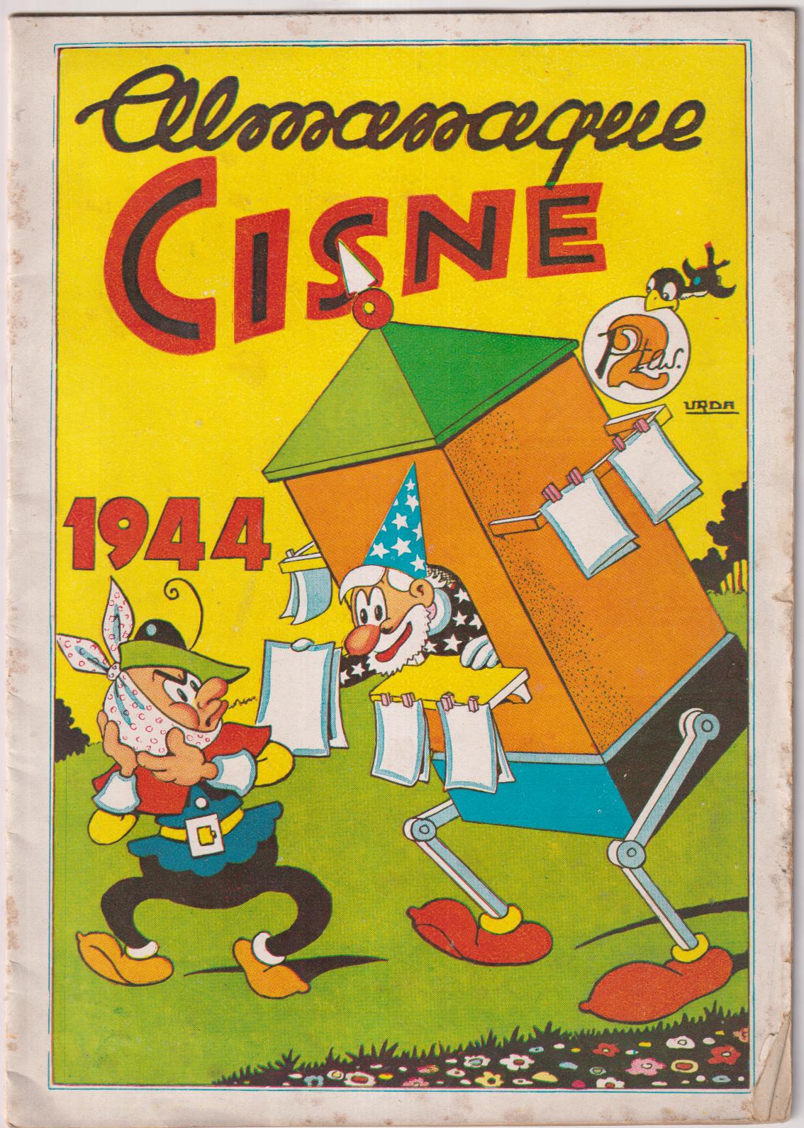 Almanaque Cisne 1944. Cliper. Muy Escaso