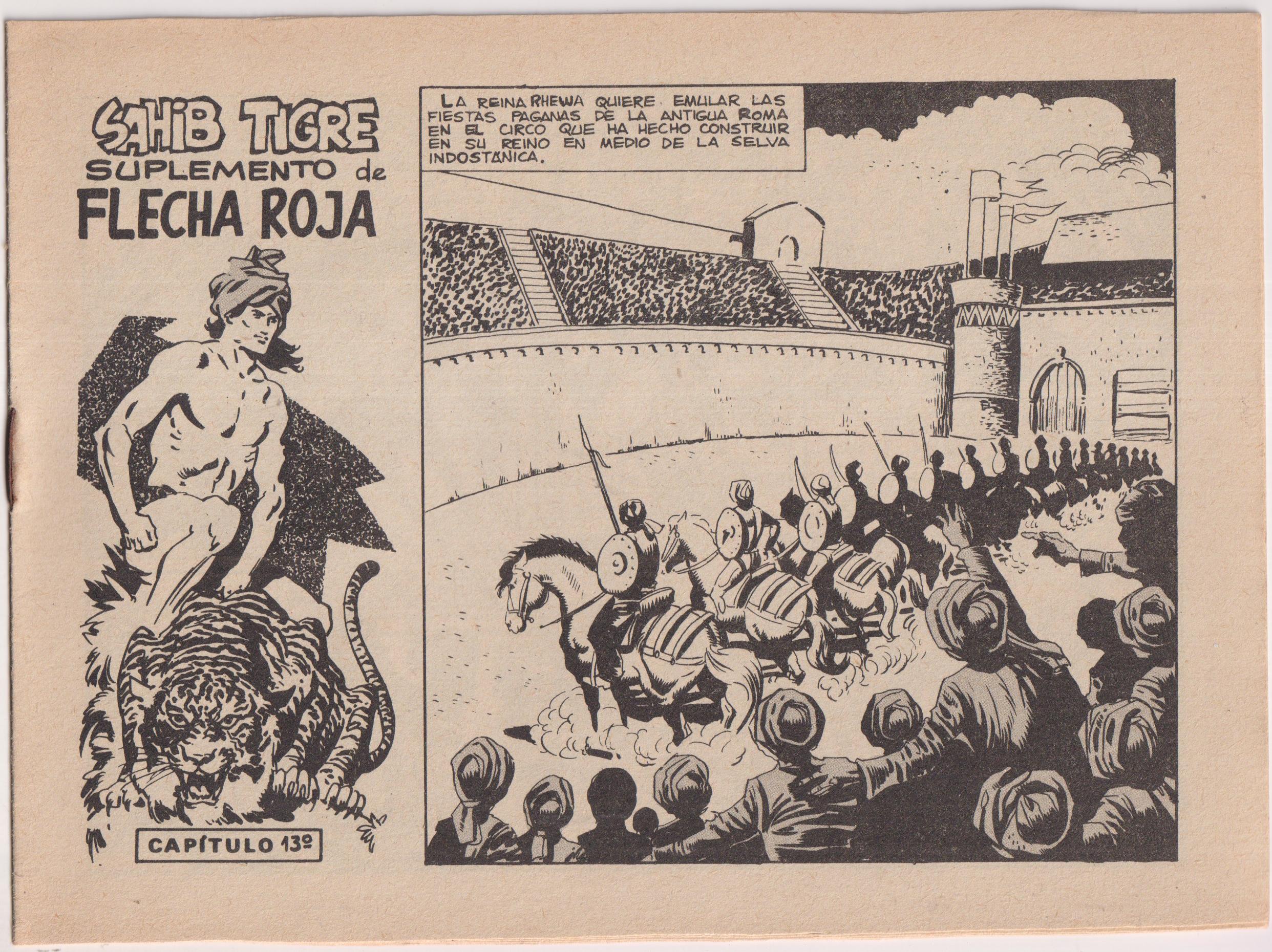 Sahib Tigre. Suplemento de Flecha Roja nº 13. Editorial Maga