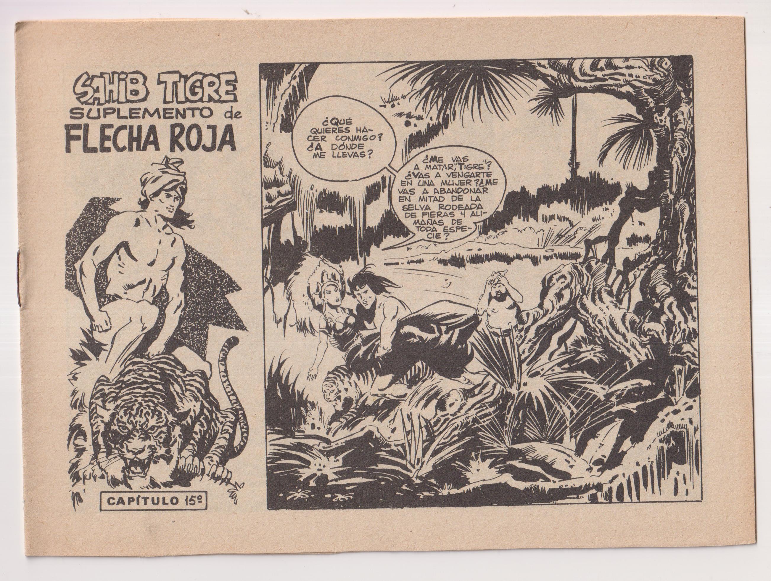 Sahib Tigre. Suplemento de Flecha Roja nº 15. Editorial Maga