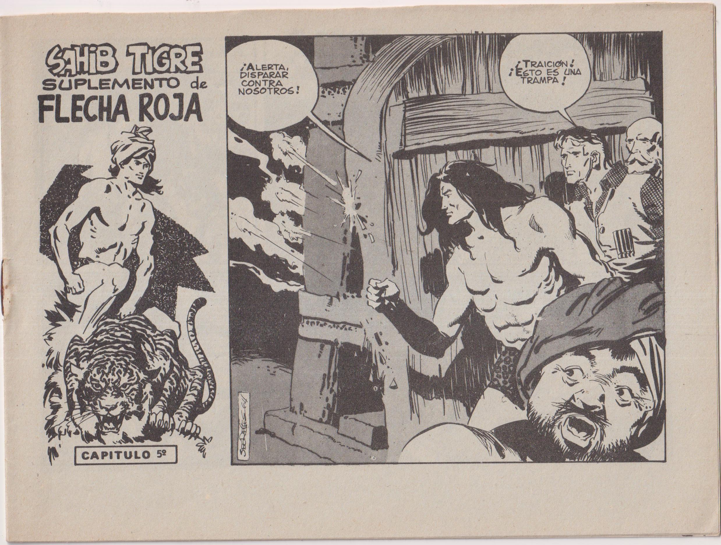Sahib Tigre. Suplemento de Flecha Roja nº 5. Editorial Maga