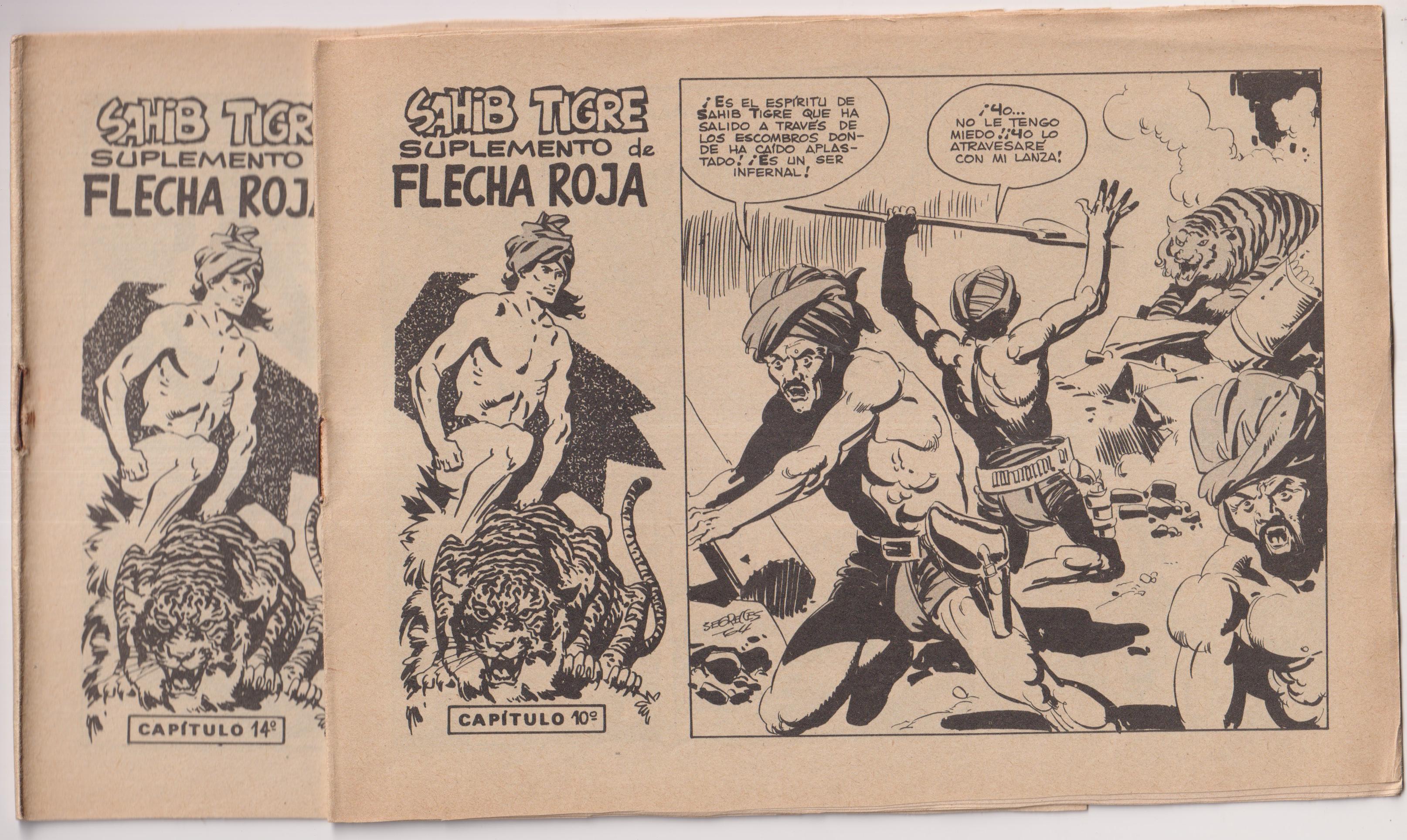 Sahib Tigre. Suplemento de Flecha Roja nº 10 y 14. Editorial Maga
