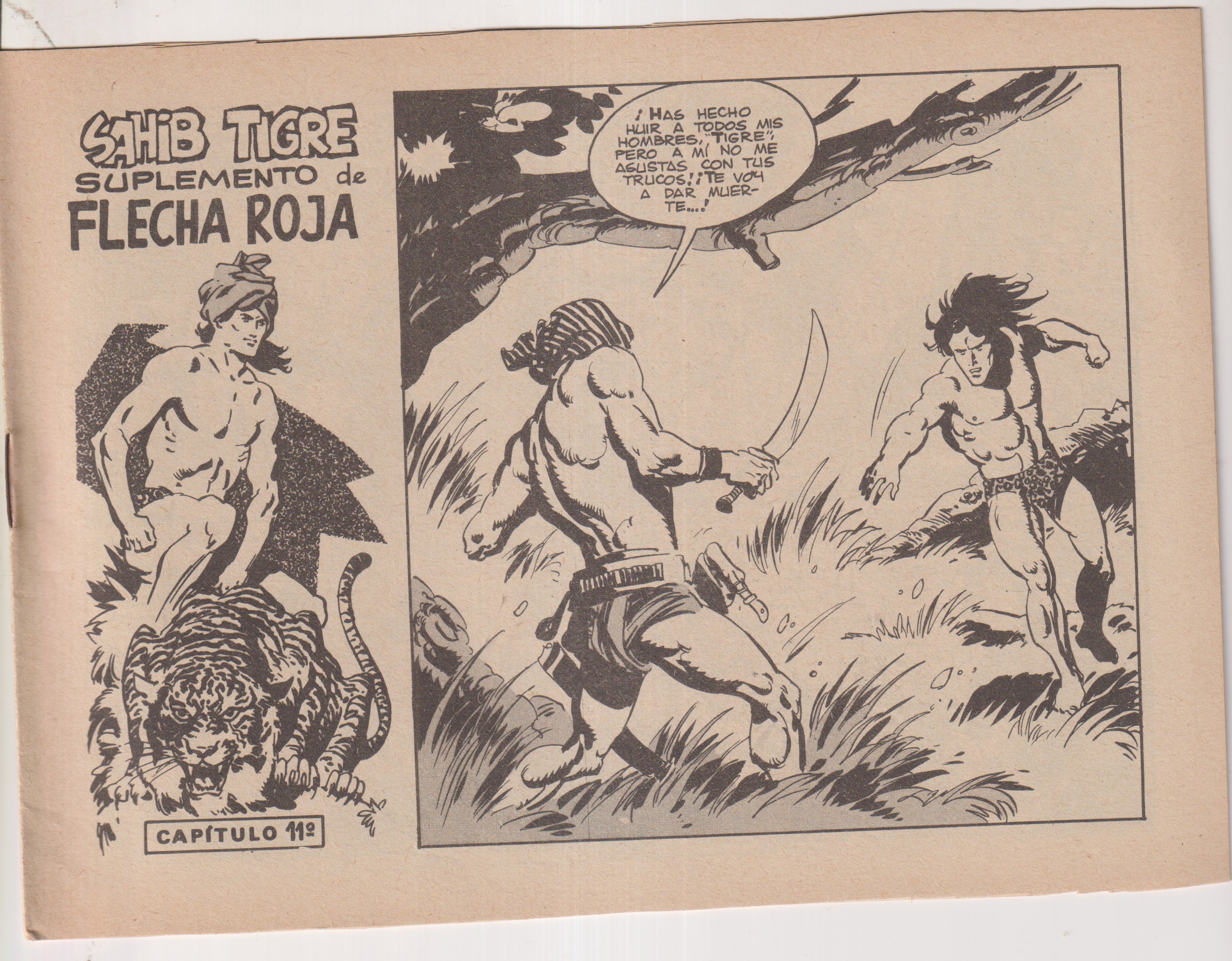 Sahib Tigre. Suplemento de Flecha Roja nº 11. Editorial Maga