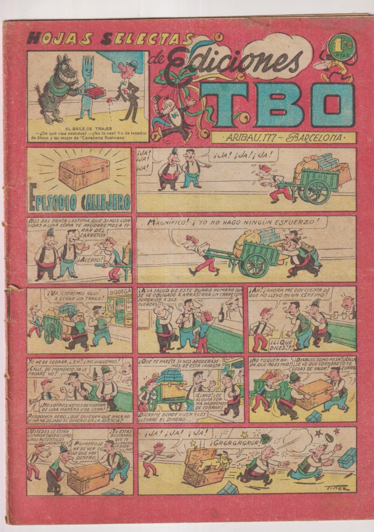 TBO. Serie sin número. Episodio callejero