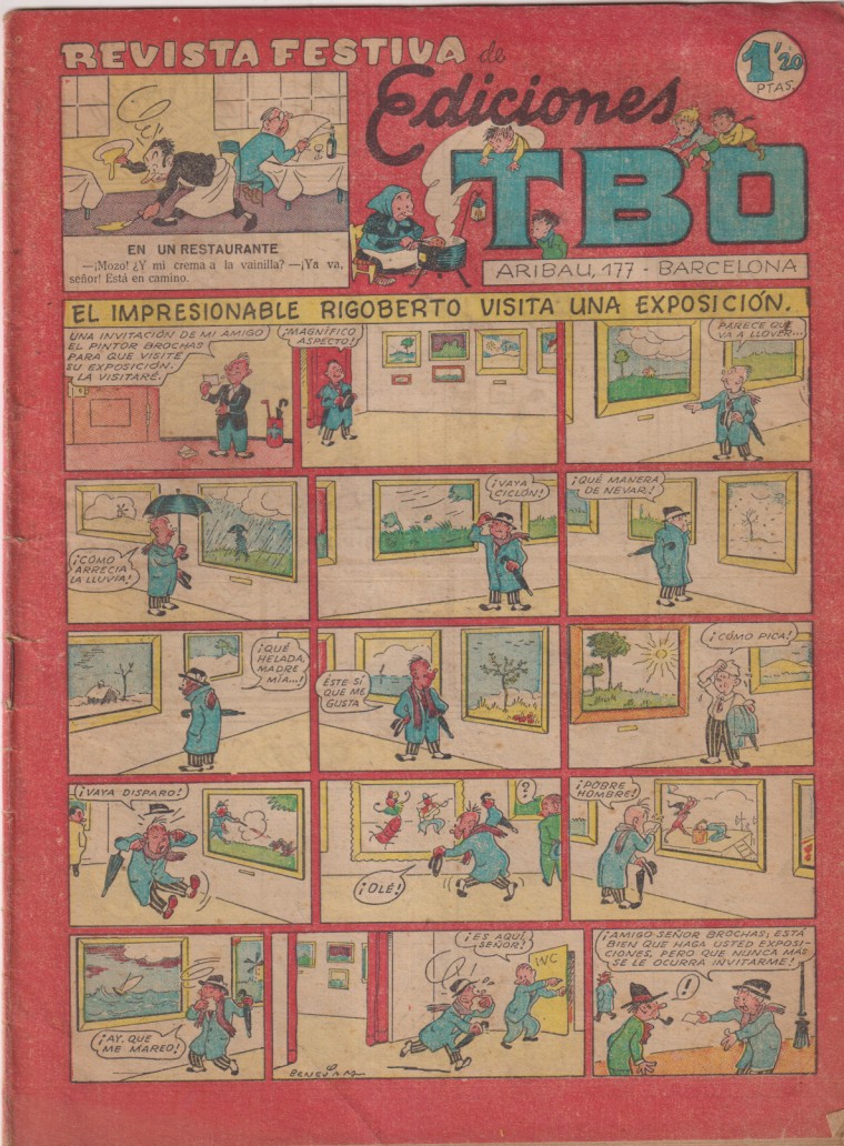 TBO. Serie sin número. el impresionable rigoberto