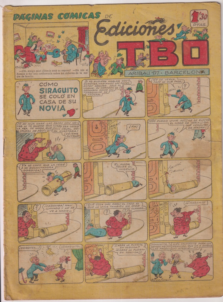 TBO. Serie sin número. Cómo Siraguito se coló en casa de su novia