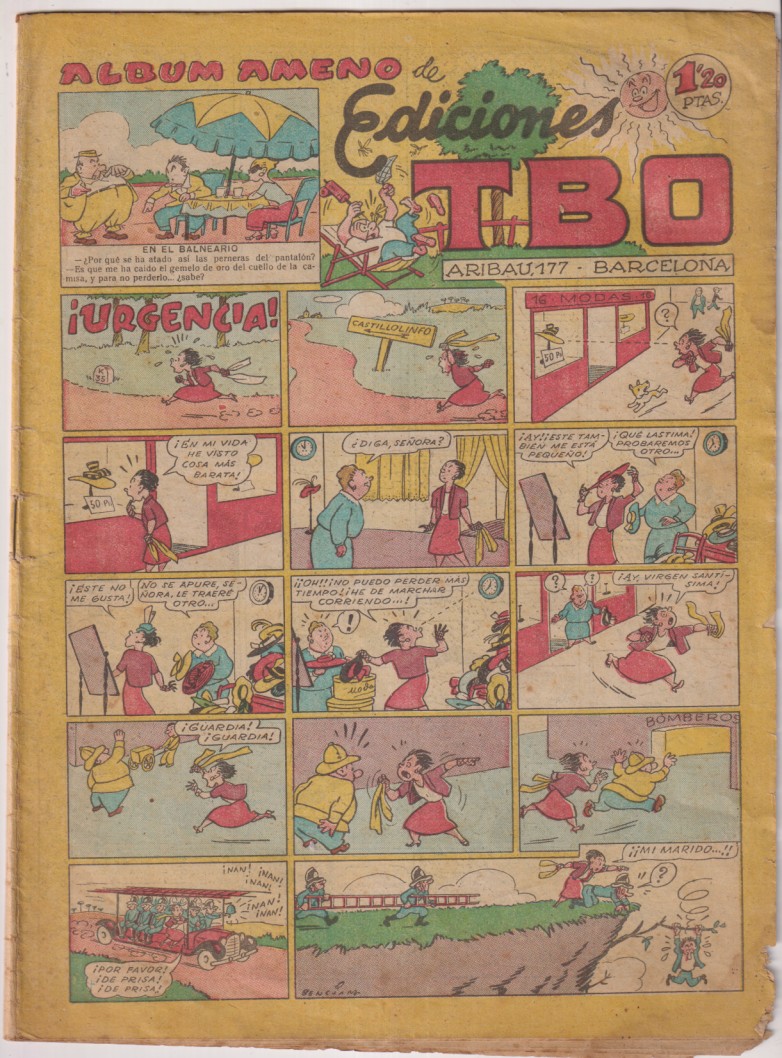 TBO. Serioe sin Número. ¡Urgencia!